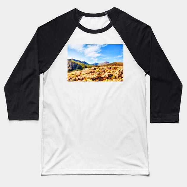 Mount Snowden And Snowdonia National Park Baseball T-Shirt by tommysphotos